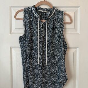 Grifflin Paris Sheer Blouse floral size small